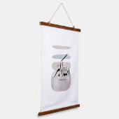 Persian Calligraphy الحمد لله Interior Accent Wandteppich Mit Holzrahmen (Gewinkelt)