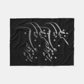 Persian Calligraphy Of Khayyam's Quote  Fleecedecke (Vorderseite (Horizontal))