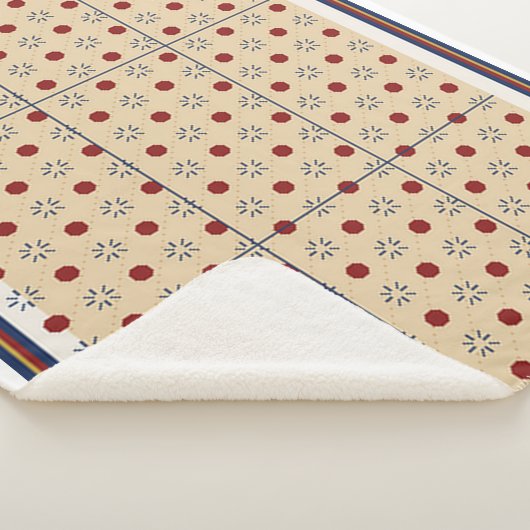 Persian Carpet Pattern Sherpadecke (3/4)