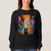 Persian Cat Art Sweatshirt (Vorderseite)
