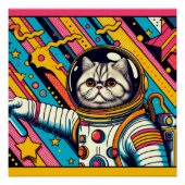 PERSIAN CAT-ASTRONAUT 3 POSTER (Vorderseite)