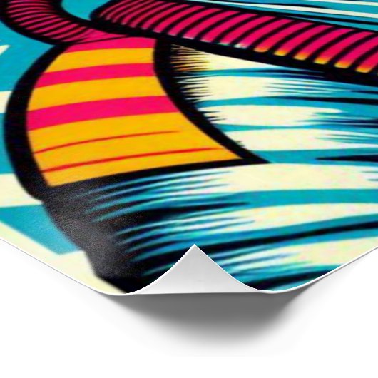 PERSIAN CAT-ASTRONAUT 4 POSTER (Ecke)