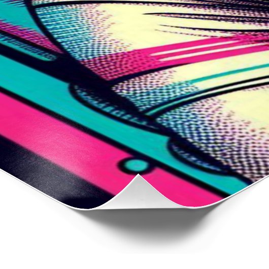 PERSIAN CAT-ASTRONAUT 5 POSTER (Ecke)