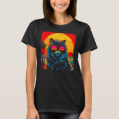 Persian Cat Beach T-Shirt (Vorderseite)