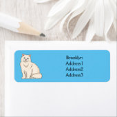 Persian cat cartoon illustration (Insitu)