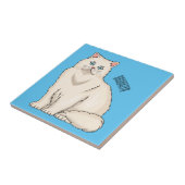 Persian cat cartoon illustration fliese (Seite)