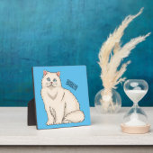 Persian cat cartoon illustration fotoplatte (InSitu)