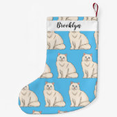 Persian cat cartoon illustration kleiner weihnachtsstrumpf (Rückseite)