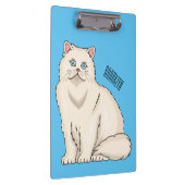 Persian cat cartoon illustration klemmbrett (Rechts)