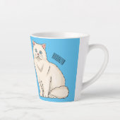 Persian cat cartoon illustration milchtasse (Rechts)