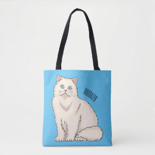 Persian cat cartoon illustration tasche