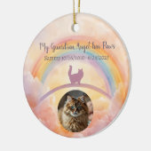 Persian Cat Ceramic Pet Memorial Ornament (Links)