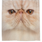 Persian Cat Face Shower Curtain Duschvorhang (Vorderseite)
