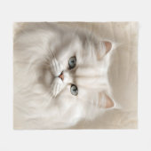 Persian Cat Feline Elegant Fleecedecke (Vorderseite (Horizontal))