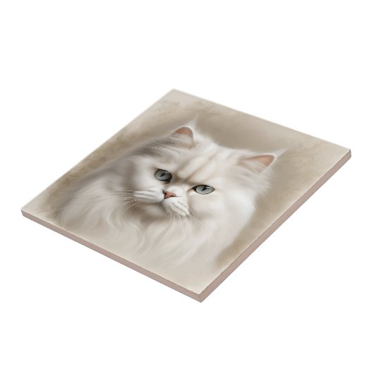 Persian Cat Feline Elegant Fliese (Seite)