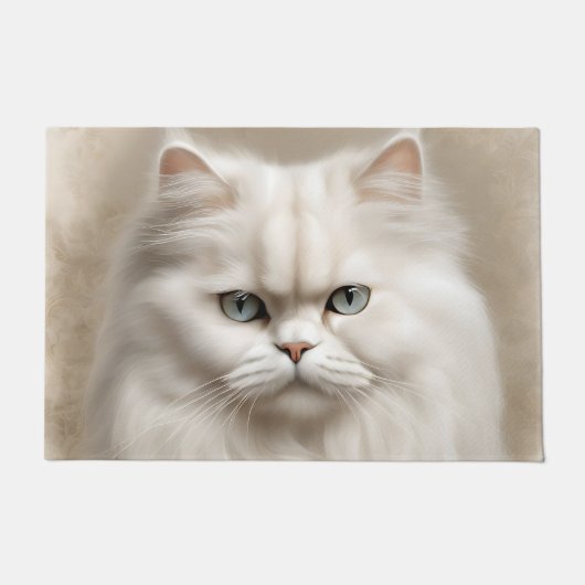 Persian Cat Feline Elegant Fußmatte (Vorderseite)