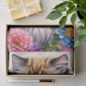 Persian Cat Floral Art Seidenpapier (Geschenk)