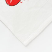 Persian Cat Heart Tree Valentines Day Fleecedecke (Ecke)