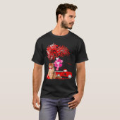 Persian Cat Heart Tree Valentines Day  T-Shirt (Vorne ganz)