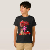 Persian Cat Heart Tree Valentines Day T-Shirt (Vorne ganz)