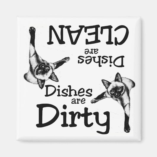 Persian Cat Lovers Dishwasher Magnet (Vorne)