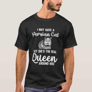 Persian Cat Mama Kitten Cat Owner Fur Mama Parent T-Shirt
