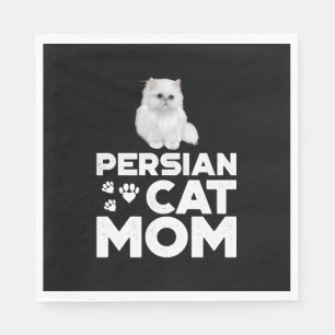Persian Cat Mama Shirt I Femme Cat Owner Persian K Serviette
