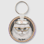 Persian Cat Nurse Schlüsselanhänger (Vorderseite)