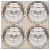 Persian Cat Nurse Stoff (Nahaufnahme)