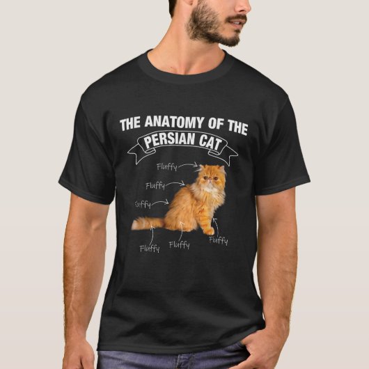 Persian cat Persian cats anatomy T-Shirt (Vorderseite)