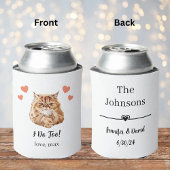 Persian Cat Pet Wedding Can Cooler Gefallen Dosenkühler
