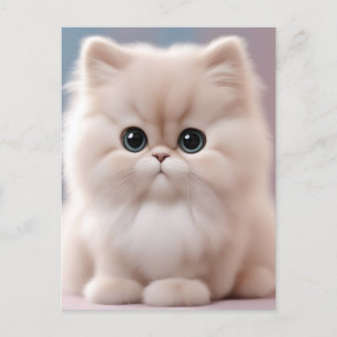 Persian Cat Playful Kitten Postkarte