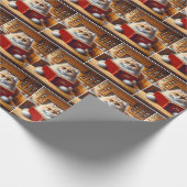 Persian Cat Reading a Book Geschenkpapier (Ecke)