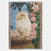 Persian Cat Rose Dryad Decke (Vorderseite Vertikal)
