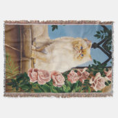 Persian Cat Rose Dryad Decke (Vorderseite)