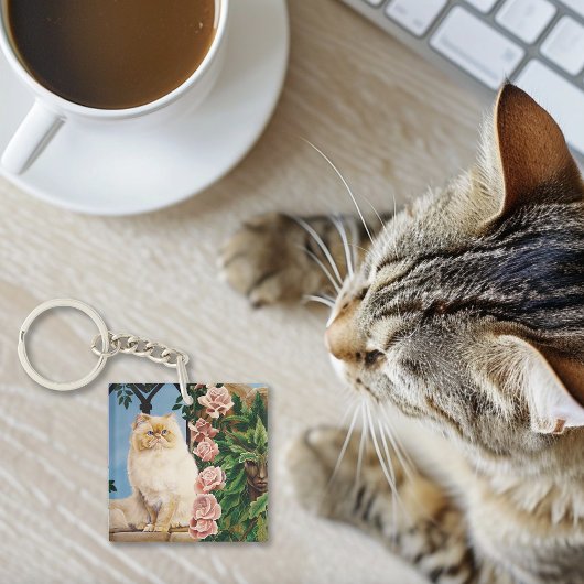 Persian Cat Rose Dryad Schlüsselanhänger