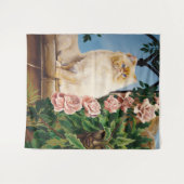 Persian Cat Rose Dryad Wandteppich (Vorderseite (Horizontal))