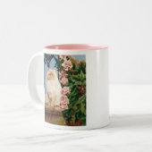 Persian Cat Rose Dryad Zweifarbige Tasse (Vorderseite Links)
