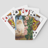 Persian Cat RosesDryad Spielkarten (Rückseite)