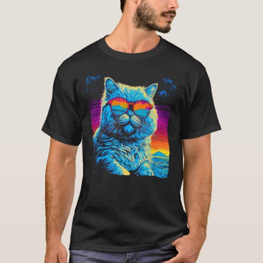 Persian Cat Summer T-Shirt (Vorderseite)