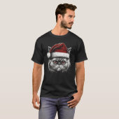 Persian Cat with Santa Hat T-Shirt (Vorne ganz)