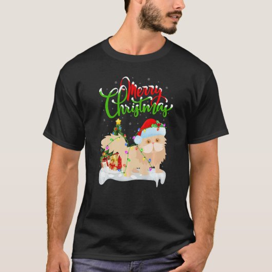 Persian Cat  Xmas Decorations Persian Cat Christma T-Shirt (Vorderseite)
