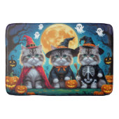 Persian Cats Pumpkin Halloween Funny Badematte (Vorderseite)