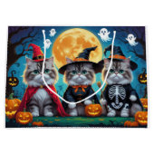 Persian Cats Pumpkin Halloween Funny Große Geschenktüte (Vorderseite)