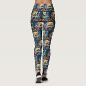 Persian Cats Pumpkin Halloween Funny Leggings (Rückseite)