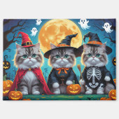 Persian Cats Pumpkin Halloween Funny Magnet (Vorderseite)