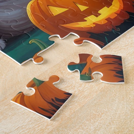 Persian Cats Pumpkin Halloween Funny Puzzle (Seite)