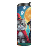 Persian Cats Pumpkin Halloween Funny Thermosbecher (Nach links gedreht)