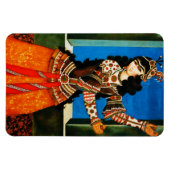 Persian Dancing Girl Magnet (Horizontal)