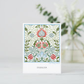 Persian Floral Pattern Henry Dearle Postcard Postkarte (Stehend Vorderseite)